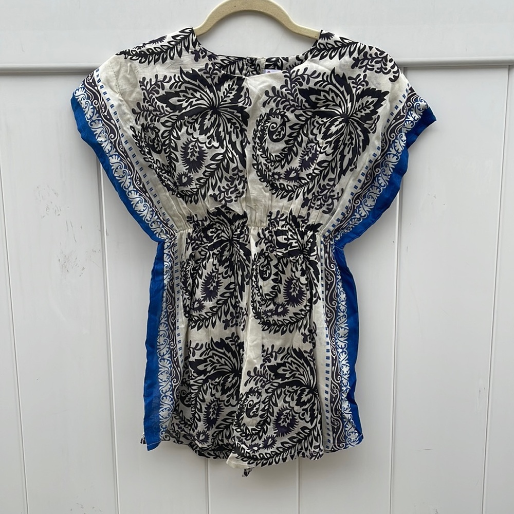 Girls Kimona black white dress size 6